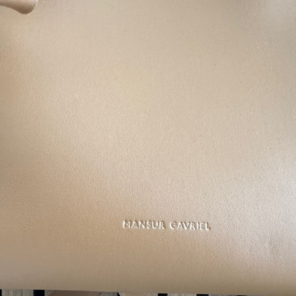 Mansur Gavriel Tan Leather Backpack - Picture 2 of 4
